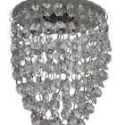 Lustre Luminaria Pendente De Cristal - 154 Pedras De Cristal