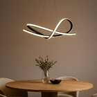 Lustre Luminaria Pendente de Led Iris 36w 3 variações de Luz