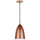 Lustre Luminaria Pendente Detroit Cobre Aluminio Kin Light