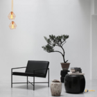 Lustre Luminária Pendente Diamante Retro Duplo Cobre 3m Fl