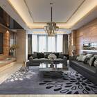 Lustre Luminária Pendente Hera Cromado E Conhaque Para 10 Lâm