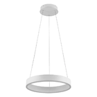 Lustre Luminária Pendente Led 20w 3000k Redondo Moderno 40cm