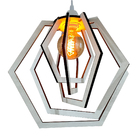 Lustre Luminária Pendente Madeira Sala Quarto Cozinha Balcão