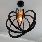 Lustre Luminária Pendente Madeira Sala Quarto Cozinha Balcão