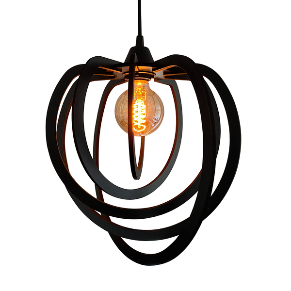 Lustre Luminária Pendente Madeira Sala Quarto Cozinha Balcão