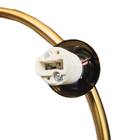 Lustre Luminaria Pendente Meia Lua Decoraçao Enfeite Luxo Sal