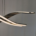 Lustre Luminaria Pendente Molecular Dna 76w Led Luxo Espiral