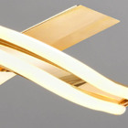 Lustre Luminaria Pendente Molecular Dna 76w Led Luxo Espiral