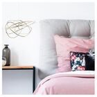 Lustre Luminária Pendente Ninho Ouro Rose Com Led Integrado 3