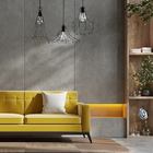 Lustre Luminária Pendente Trio Pendente Tom Dixon Aramado - D