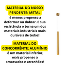 Lustre Luminária Pendente Tubo Tubeto Dourado Brilhante 40cm