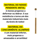 Lustre Luminária Pendente Tubo Tubeto Dourado Escovado 40cm +