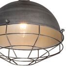 Lustre Luminária Pendente Ufficio na cor Prata Envelhecido pa