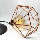 Lustre Luminária Pendente Utron Aramado Class 20cm Cobre