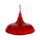 Lustre Luminária Pendente Utron Prato Bedd Estilo Retrô 32cm