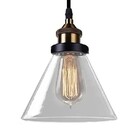 Lustre Luminaria Pendente Vidro Iluminaçao Decoraçao Retro Lu