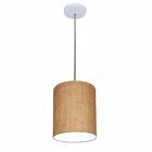 Lustre Luminária Pendente Vivare Free Lux Pe-4102br Cúpula Em