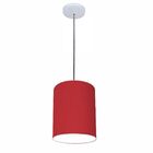 Lustre Luminária Pendente Vivare Free Lux Pe-4103br Cúpula Em