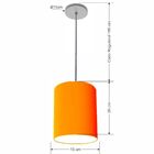 Lustre Luminária Pendente Vivare Free Lux Pe-4103cz Cúpula Em