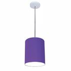 Lustre Luminária Pendente Vivare Free Lux Pe-4104br Cúpula Em