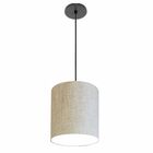 Lustre Luminária Pendente Vivare Free Lux Pe-4104pr Cúpula Em