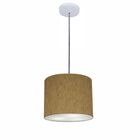 Lustre Luminária Pendente Vivare Free Lux Pe-4105br Cúpula Em