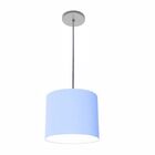 Lustre Luminária Pendente Vivare Free Lux Pe-4105cz Cúpula Em