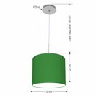 Lustre Luminária Pendente Vivare Free Lux Pe-4105cz Cúpula Em