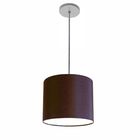 Lustre Luminária Pendente Vivare Free Lux Pe-4105cz Cúpula Em