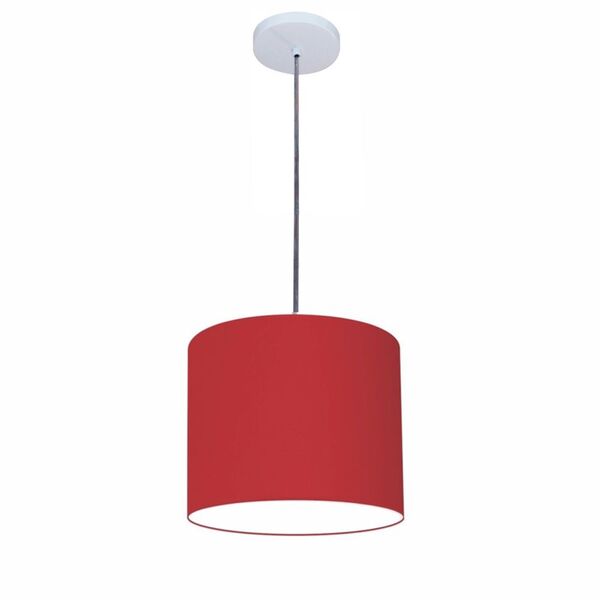 Lustre Luminária Pendente Vivare Free Lux Pe-4106br Cúpula Em