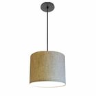Lustre Luminária Pendente Vivare Free Lux Pe-4106pr Cúpula Em
