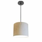 Lustre Luminária Pendente Vivare Free Lux Pe-4107pr Cúpula Em