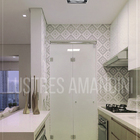 Lustre Luminária Plafon Com Vidro Borda Preta Para 02 Lâmpada