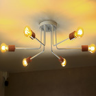 Lustre Luminária Sputnik Aranha 6 Braços Quarto Sala Cozinha