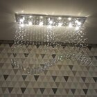 Lustre Modelo Onda, Com 1,50 Metros De Altura, Base Inox Espe