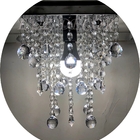 Lustre Moderno De Acrílico Já Vai Montado Com Lâmpada Bf 20cm