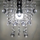 Lustre Moderno De Acrílico Já Vai Montado Com Lâmpada Bf 20cm