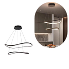 Lustre Oceano Preto 140 85w 3000k Led Gmh Preto Bivolt