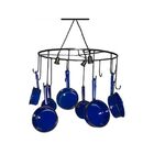 Lustre Paneleiro 8 Panelas Azuis