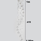 Lustre Para Lavabo Todo Em Cristal Verdadeiro 1,10m Bivolt