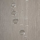 Lustre Para Lavabo Todo Em Cristal Verdadeiro 1,20m Bivolt