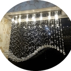 Lustre Para Sala De Jantar Base Inox  Retangular 1mx30cm 80cm