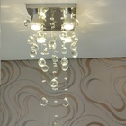 Lustre Para Sala De Jantar Com 50cm De Altura Em Cristais Leg