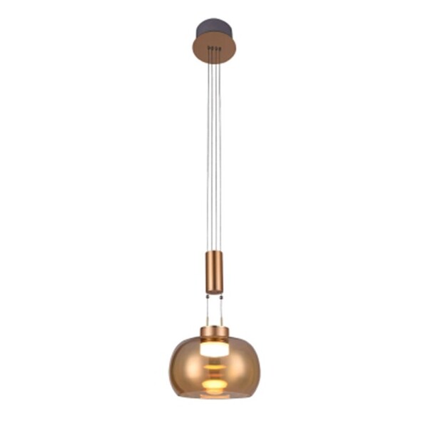 Lustre para Sala de Jantar Luminária Pendente Ioio na cor Fre