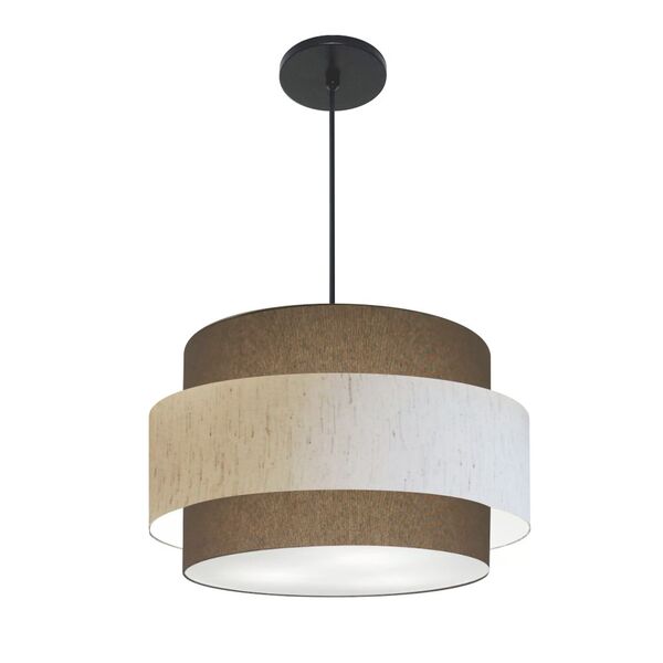 Lustre Para Sala De Jantar Vivare Md-4394 Cúpula Em Tecido 50