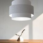 Lustre Para Sala De Jantar Vivare Md-4395 Cúpula Em Tecido 55