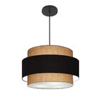 Lustre Para Sala De Jantar Vivare Md-4396 Cúpula Em Tecido 60