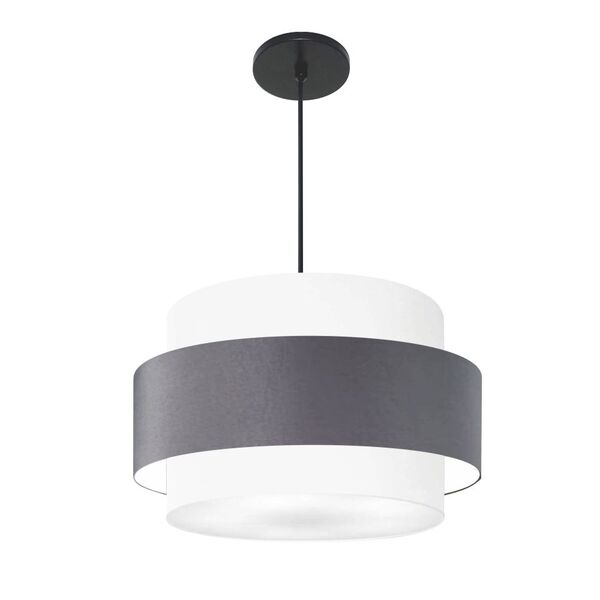 Lustre Para Sala De Jantar Vivare Md-4396 Cúpula Em Tecido 60