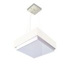 Lustre Para Sala De Jantar Vivare Md-4402 Cúpula Em Tecido 40