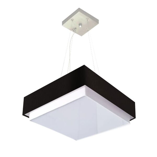 Lustre Para Sala De Jantar Vivare Md-4404 Cúpula Em Tecido 50